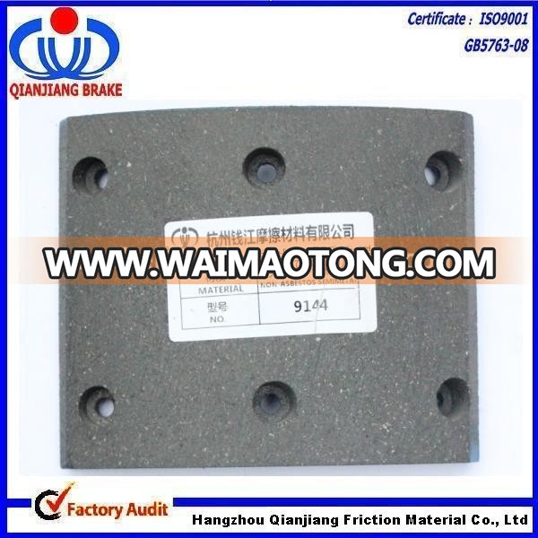 High performance,free sample, Precision drilling brake lining 9144